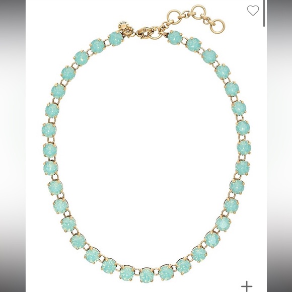 J.Crew Swarovski necklace blue